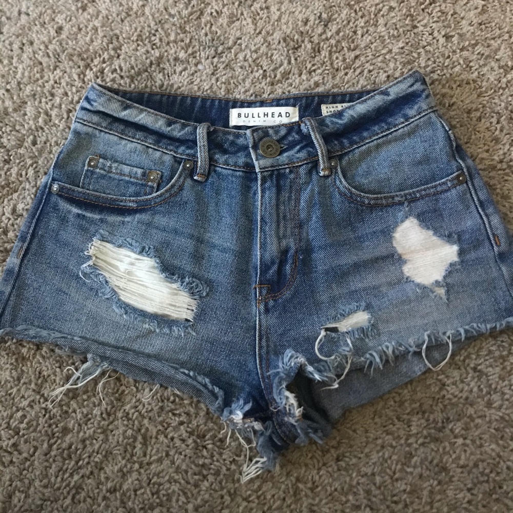 pacsun denim shorts